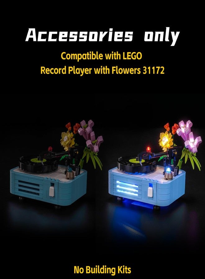 BrickBling LED Light Only, Compatible with Lego Creator 3 in 1 Record Player with Flowers 31172-Not Come with Model - Image 4